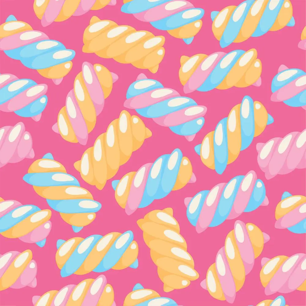 Tecido Tricoline - Bala Marshmallow - 100% Algodão - 1,50m largura - Variante 1 Tecido Tricoline - Bala Marshmallow - 100% Algodão - 1,50m largura - Variante 1