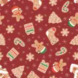 Tecido Tricoline - Biscoitinhos de Natal - 100% Algodão - 1,50m largura - Variante 1