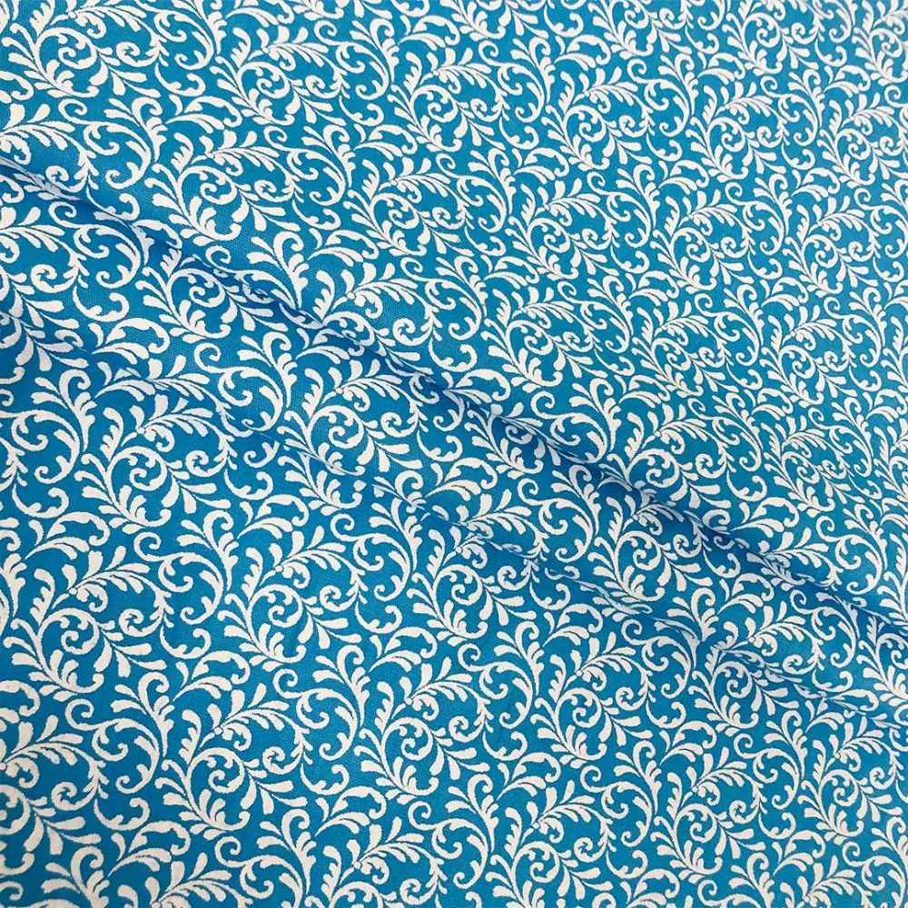 Tecido Tricoline Composê Raminhos 100% Algodão 1,50m largura - Variante 1 Tecido Tricoline Composê Raminhos 100% Algodão 1,50m largura - Variante 1