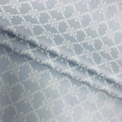 Tecido Tricoline Estampada Arabescos Romatic 100% Algodão 1,50m largura - Variante 3 Tecido Tricoline Estampada Arabescos Romatic 100% Algodão 1,50m largura - Variante 3