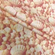 Tecido Tricoline Estampada Conchas do Mar 100% Algodão 1,50m largura - Variante 1