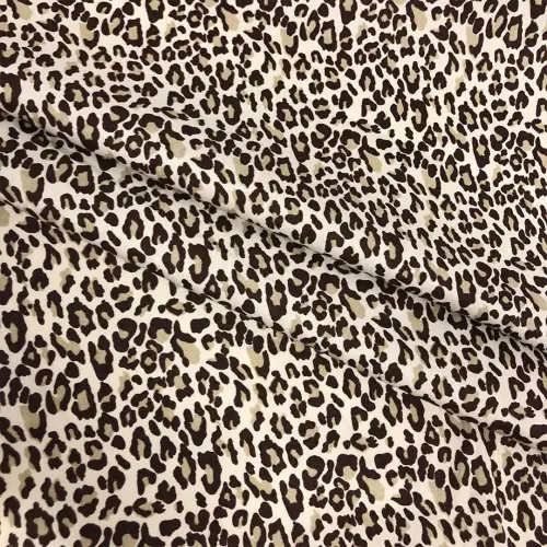 Tecido Tricoline Estampada Onça 100% Algodão 1,50m largura - Variante 1 Tecido Tricoline Estampada Onça 100% Algodão 1,50m largura - Variante 1