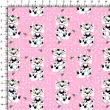 Tecido Tricoline Estampado - Cachorrinho Dalmata - 100% Algodão - 1,50m largura - Variante 2
