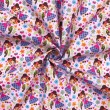 Tecido Tricoline Estampado - Menina com Papagaio - 100% Algodão - 1,50m largura - Variante 1