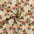 Tecido Tricoline Estampado - Menina com Papagaio - 100% Algodão - 1,50m largura - Variante 2