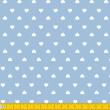 Tecido Tricoline Estampado - Mini Coração - 100% Algodão - 1,50m largura - Variante 82
