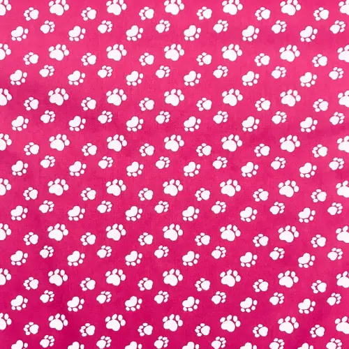 Tecido Tricoline Estampado - Patinhas Dog - 100% Algodão - 1,50m largura - Variante 11 Tecido Tricoline Estampado - Patinhas Dog - 100% Algodão - 1,50m largura - Variante 11