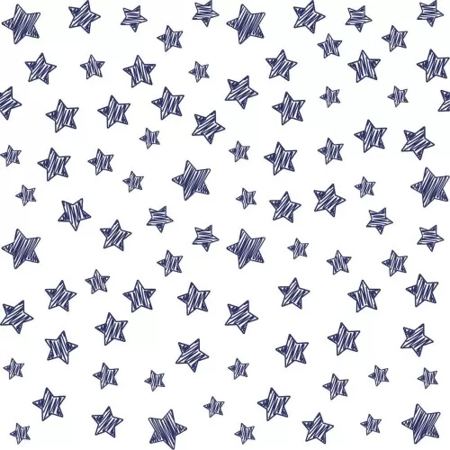 Tecido Tricoline - Estrelas Infantil - 100% Algodão - 1,50m largura - Variante 3 Tecido Tricoline - Estrelas Infantil - 100% Algodão - 1,50m largura - Variante 3