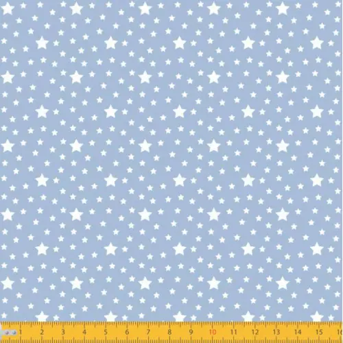Tecido Tricoline - Estrelinhas - 100% Algodão - 1,50m largura - Variante 82