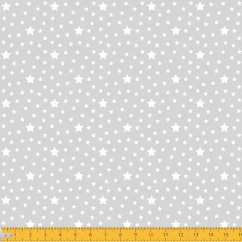 Tecido Tricoline - Estrelinhas - 100% Algodão - 1,50m largura - Variante 91