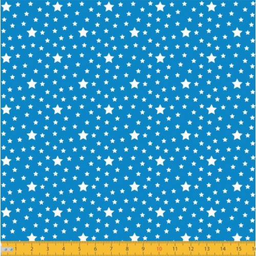 Tecido Tricoline - Estrelinhas - 100% Algodão - 1,50m largura - Variante 94