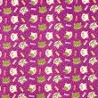 Tecido Tricoline - Gatinhos Miau - 100% Algodão - Variante 1