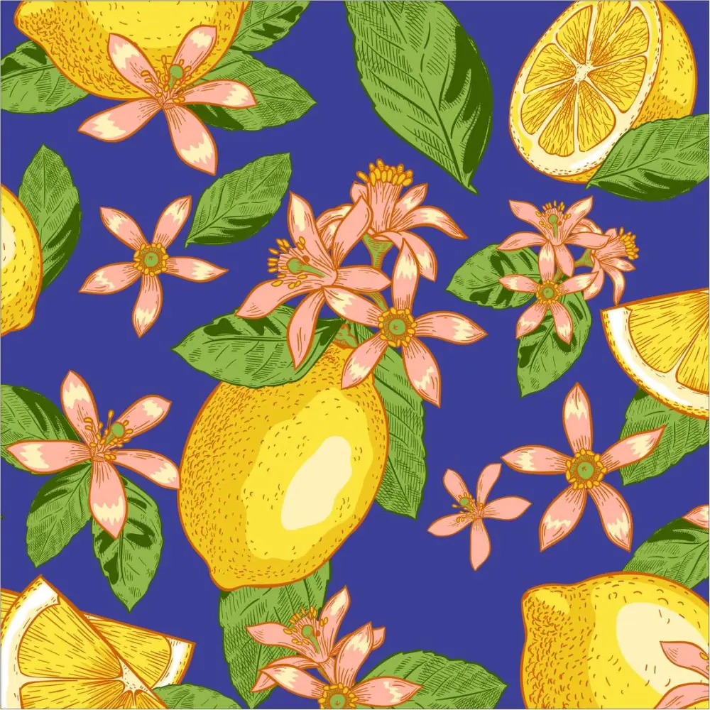 Tecido Tricoline - Limão Siciliano - 100% Algodão - 1,50m largura - Variante 2 Tecido Tricoline - Limão Siciliano - 100% Algodão - 1,50m largura - Variante 2