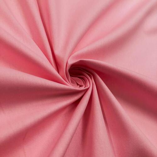 Tecido Tricoline Lisa 100% Algodão 1,50m largura - Rosa chiclets