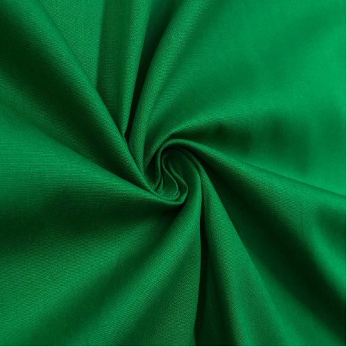 Tecido Tricoline Lisa 100% Algodão 1,50m largura - Verde bandeira
