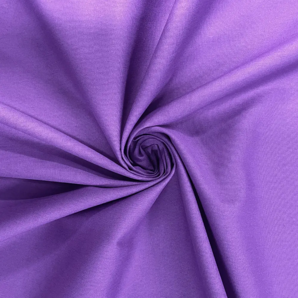 Tecido Tricoline Lisa 100% Algodão 1,50m largura - Roxo violeta