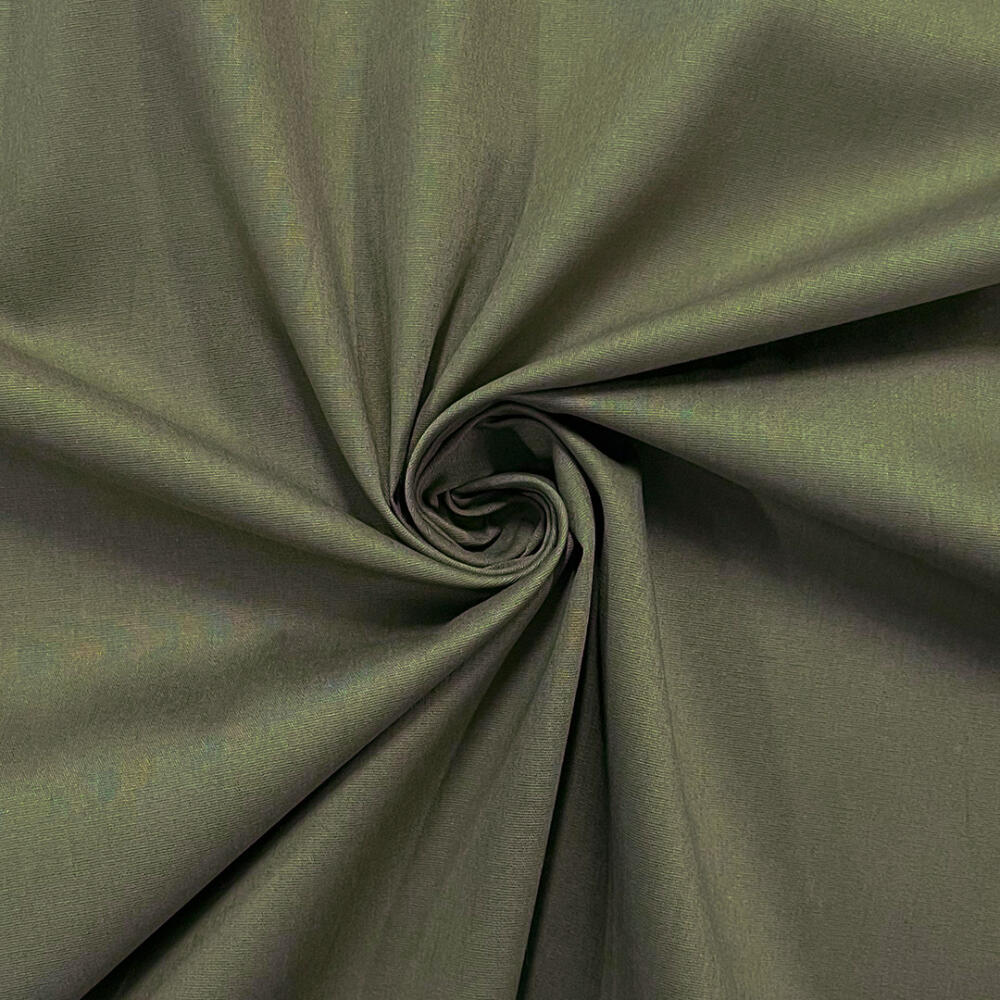 Tecido Tricoline Lisa 100% Algodão 1,50m largura - Verde militar