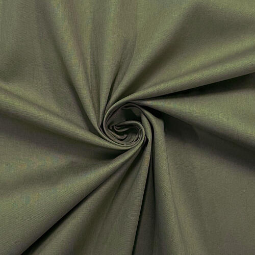 Tecido Tricoline Lisa 100% Algodão 1,50m largura - Verde militar