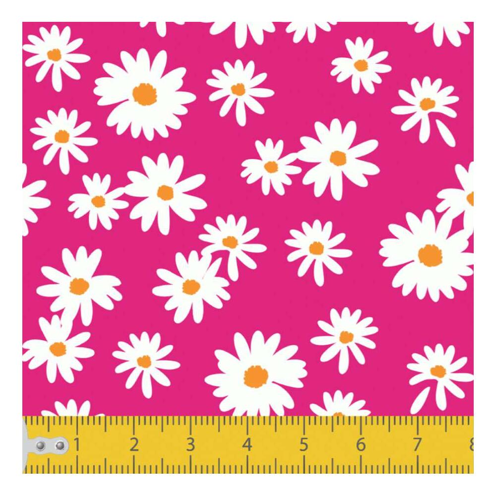 Tecido Tricoline - Mini Margaridas - 100% Algodão - 1,50m largura - Variante 6