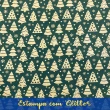 Tecido Tricoline Natal - Pinheiro Glitter Dourado - 100% Algodão - 1,50m largura - Variante 59 Tecido Tricoline Natal - Pinheiro Glitter Dourado - 100% Algodão - 1,50m largura - Variante 59