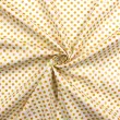 Tecido Tricoline - Poá Grande Dourado Glitter - 100% Algodão - 1,50m largura - Variante 73