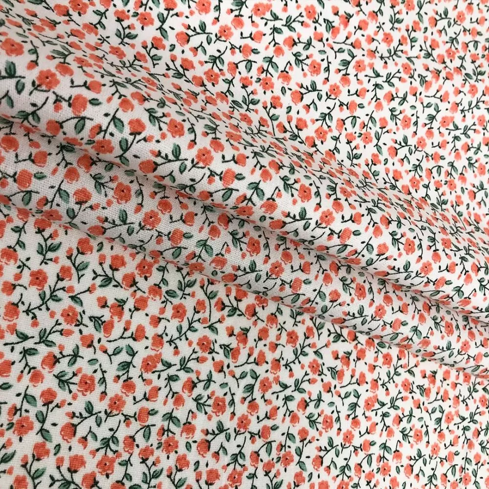 Tecido Tricoline Promocional Estampas Diversas 100% Algodão 1,50m largura - Variante 16