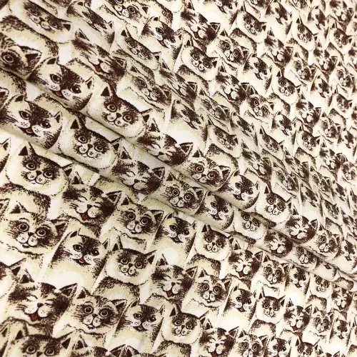 Tecido Tricoline Promocional Estampas Diversas 100% Algodão 1,50m largura - Variante 18 Tecido Tricoline Promocional Estampas Diversas 100% Algodão 1,50m largura - Variante 18