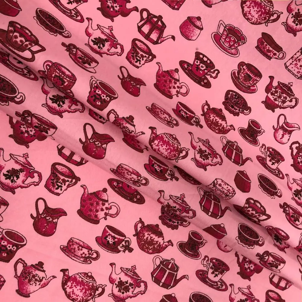 Tecido Tricoline Promocional Estampas Diversas 100% Algodão 1,50m largura - Variante 23 Tecido Tricoline Promocional Estampas Diversas 100% Algodão 1,50m largura - Variante 23