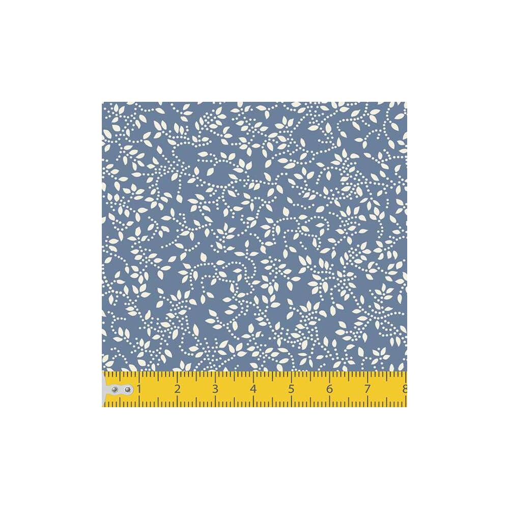 Tecido Tricoline - Raminho com Folhas - 100% Algodão - 1,50m largura - Variante 131