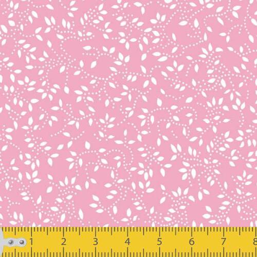 Tecido Tricoline - Raminho com Folhas - 100% Algodão - 1,50m largura - Variante 81