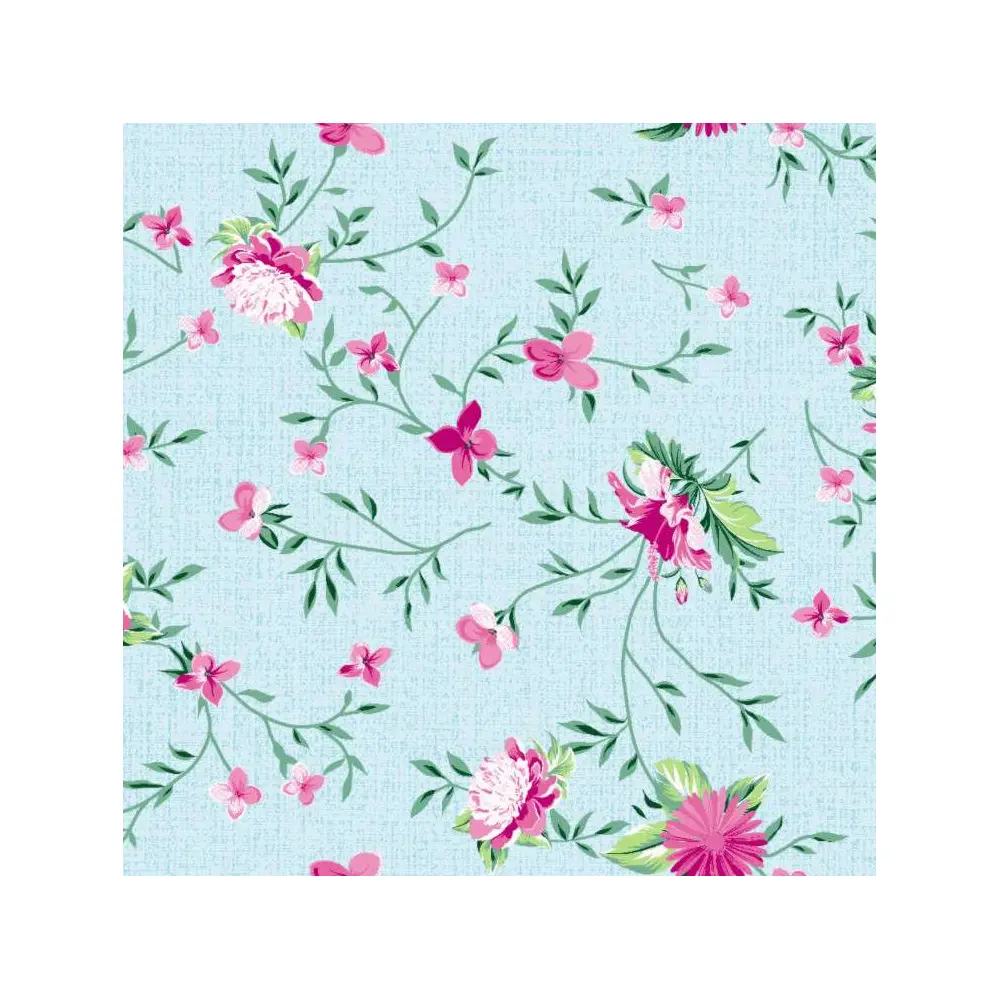 Tecido Tricoline - Sweet Flowers - 100% Algodão - 1,50m largura - Variante 1