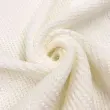 Tecido Tricot Liso em Metro 50% Algodão 50% Acrílico 0,95m Largura - Branco