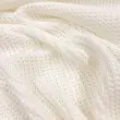 Tecido Tricot Liso em Metro 50% Algodão 50% Acrílico 0,95m Largura - Branco