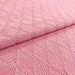 Tecido Tricot Losango em Metro 50% Algodão 50% Acrílico 1,00m Largura - Rosa bebê