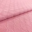 Tecido Tricot Losango em Metro 50% Algodão 50% Acrílico 1,00m Largura - Rosa bebê