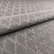 Tecido Tricot Losango em Metro 50% Algodão 50% Acrílico 1,00m Largura - Cinza