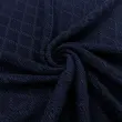 Tecido Tricot Losango em Metro 50% Algodão 50% Acrílico 1,00m Largura - Azul marinho Tecido Tricot Losango em Metro 50% Algodão 50% Acrílico 1,00m Largura - Azul marinho