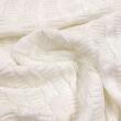 Tecido Tricot Trançado em Metro 50% Algodão 50% Acrílico 0,90m Largura - Branco
