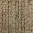 Tecido Tricot Trançado em Metro 50% Algodão 50% Acrílico 0,90m Largura - Bege
