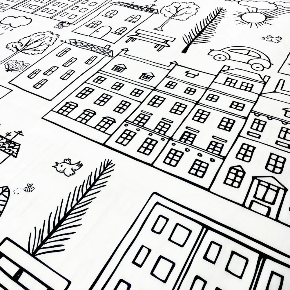 Tecido de Parede Para Pintar 1,40m Largura - Variante 1