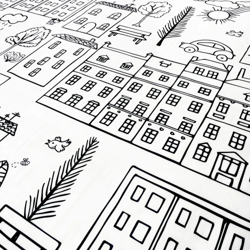 Tecido de Parede Para Pintar 1,40m Largura - Variante 1