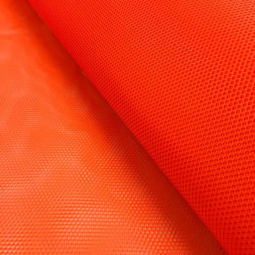 Tela Voley Resinada 100% Poliamida Largura 1,50M - Laranja neon