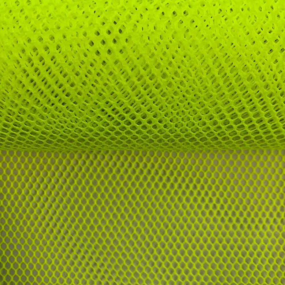 Tela Voley Resinada 100% Poliamida Largura 1,50M - Amarelo neon