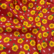 Textoleen Estampado Girassol 100% Poliester 1,50m Largura - Vermelho