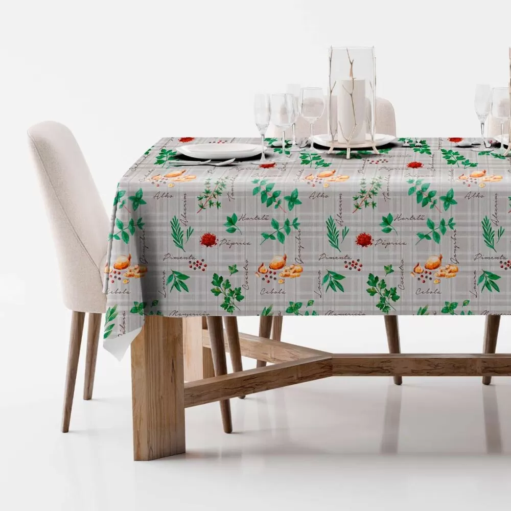 Toalha Plástica Premium Térmica Suporta 90° Temperos Xadrez 1,40m Largura - Cor unica Toalha Plástica Premium Térmica Suporta 90° Temperos Xadrez 1,40m Largura - Cor unica