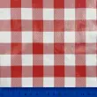 Toalha de Mesa Plástica Chess Xadrez 100% Polipropileno 1,40m Largura - Vermelho