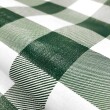 Toalha de Mesa Plástica Chess Xadrez 100% Polipropileno 1,40m Largura - Verde