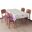 Toalha de Mesa Plástica Lavanda 100% Polipropileno 1,40m Largura - Variante 1