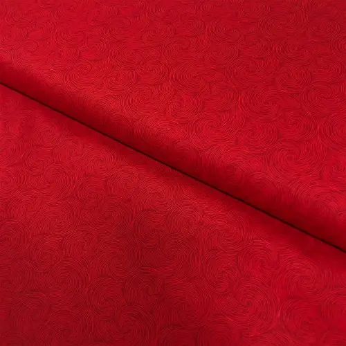 Tricoline Composê Aspiral 100% Algodão 1,50m Largura - Vermelho Tricoline Composê Aspiral 100% Algodão 1,50m Largura - Vermelho