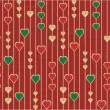 Tricoline Corações de Natal Glitter 100% Algodão 1,50m Largura - Variante 3